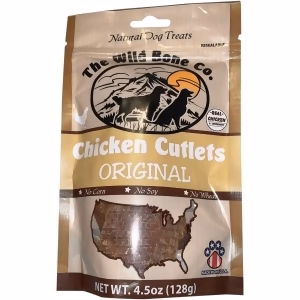 The Wild Bone Dog Treat Chicken Cutlets 4.5oz - Image 1