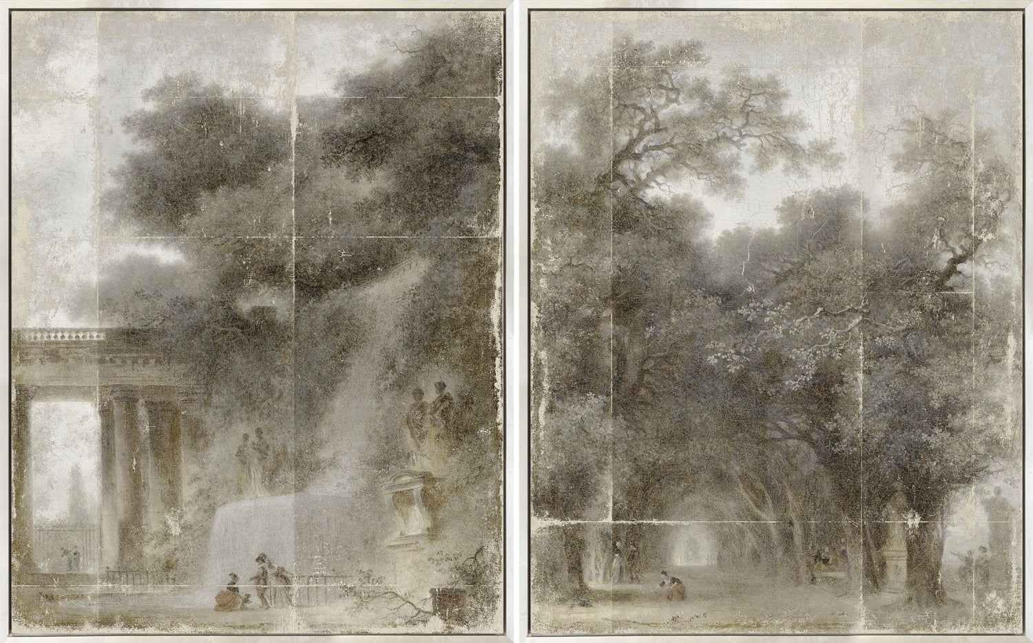Fragonard Diptych by Jean Honore - Image 1