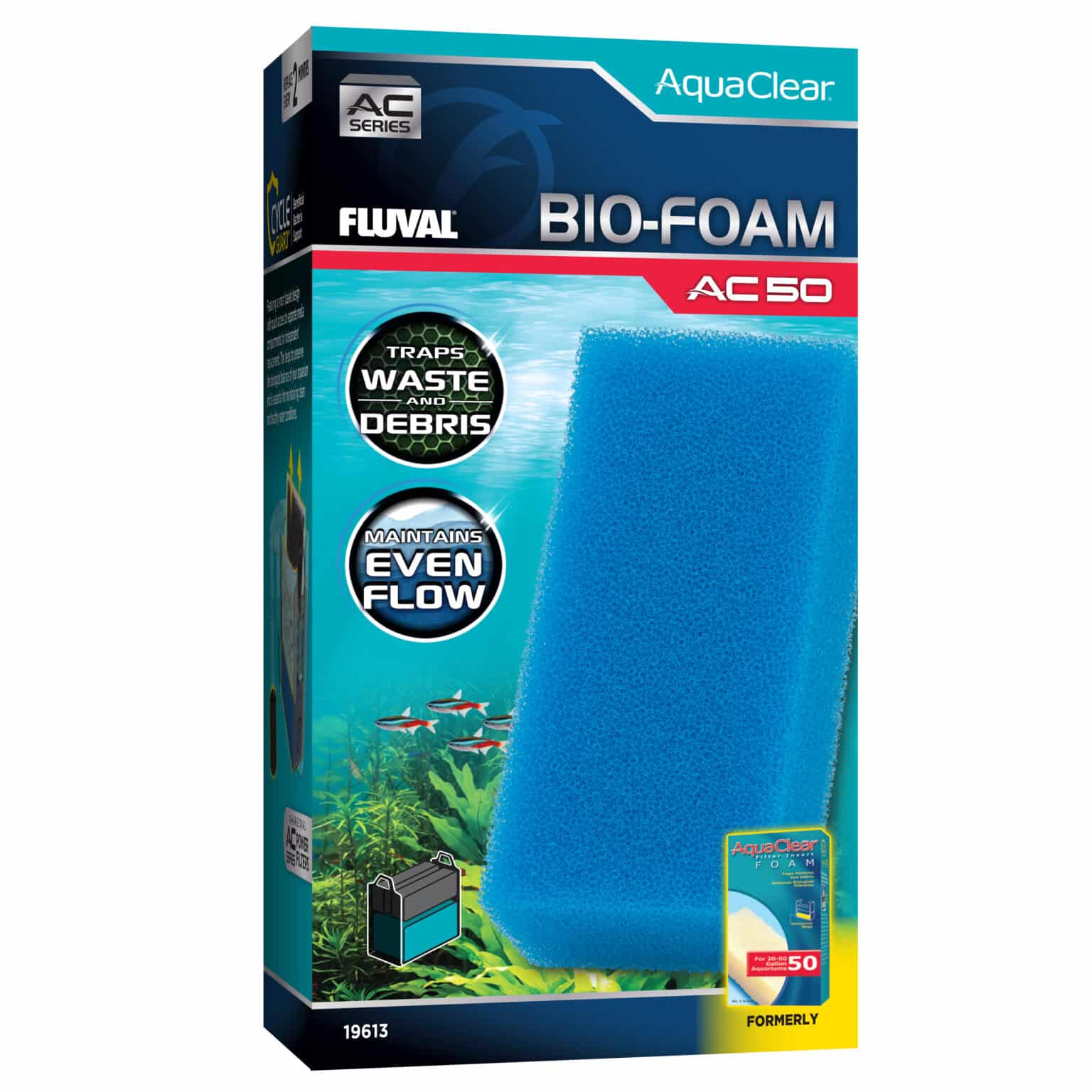 Hagen Fluval Aquaclear Bio-Foam for AC50 Power Filter 1pk - Image 1