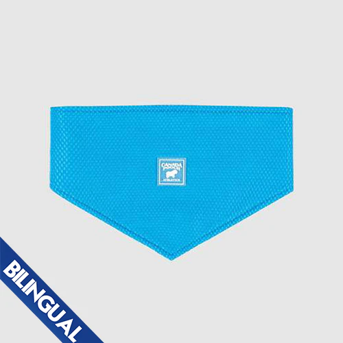 Canada Pooch Chill Seeker Cooling Bandana Blue Size Medium - Image 1