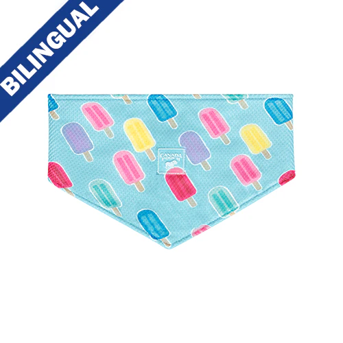 Canada Pooch Chill Seeker Cooling Bandana Popsicles Size Medium - Image 1