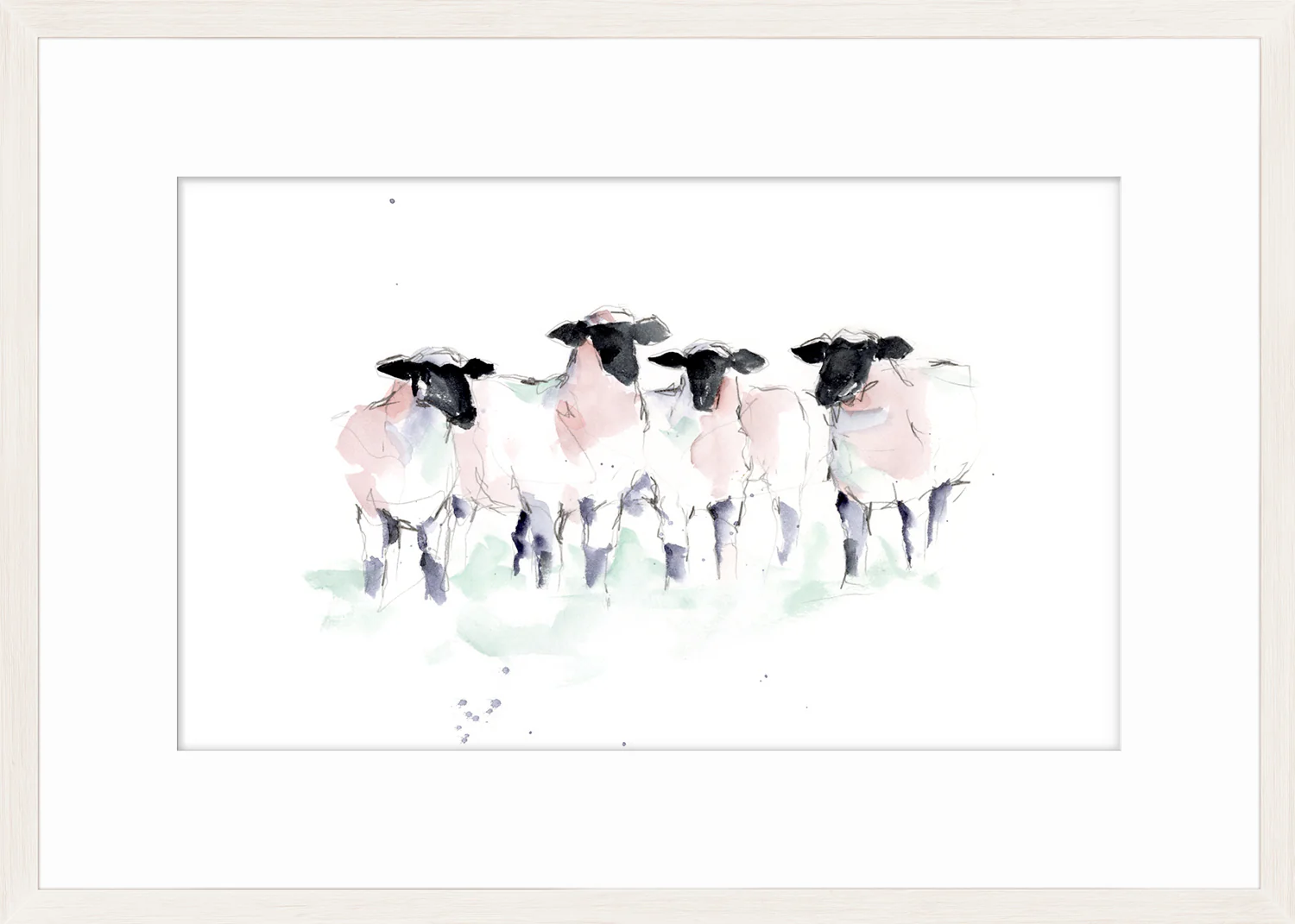Watercolour Sheep - Image 2