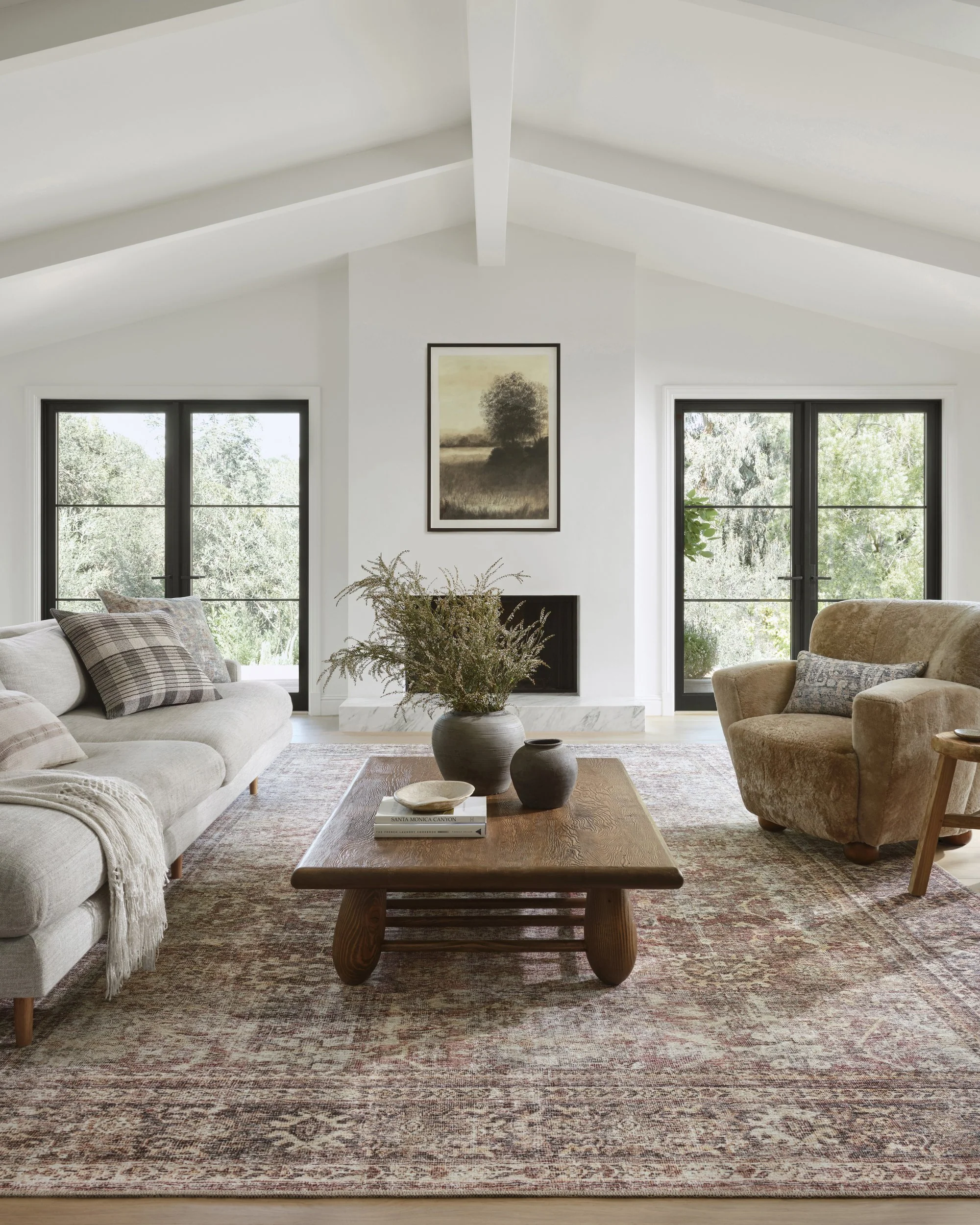 Amber Lewis x Loloi Georgie Bordeaux / Antique Rug - Image 2