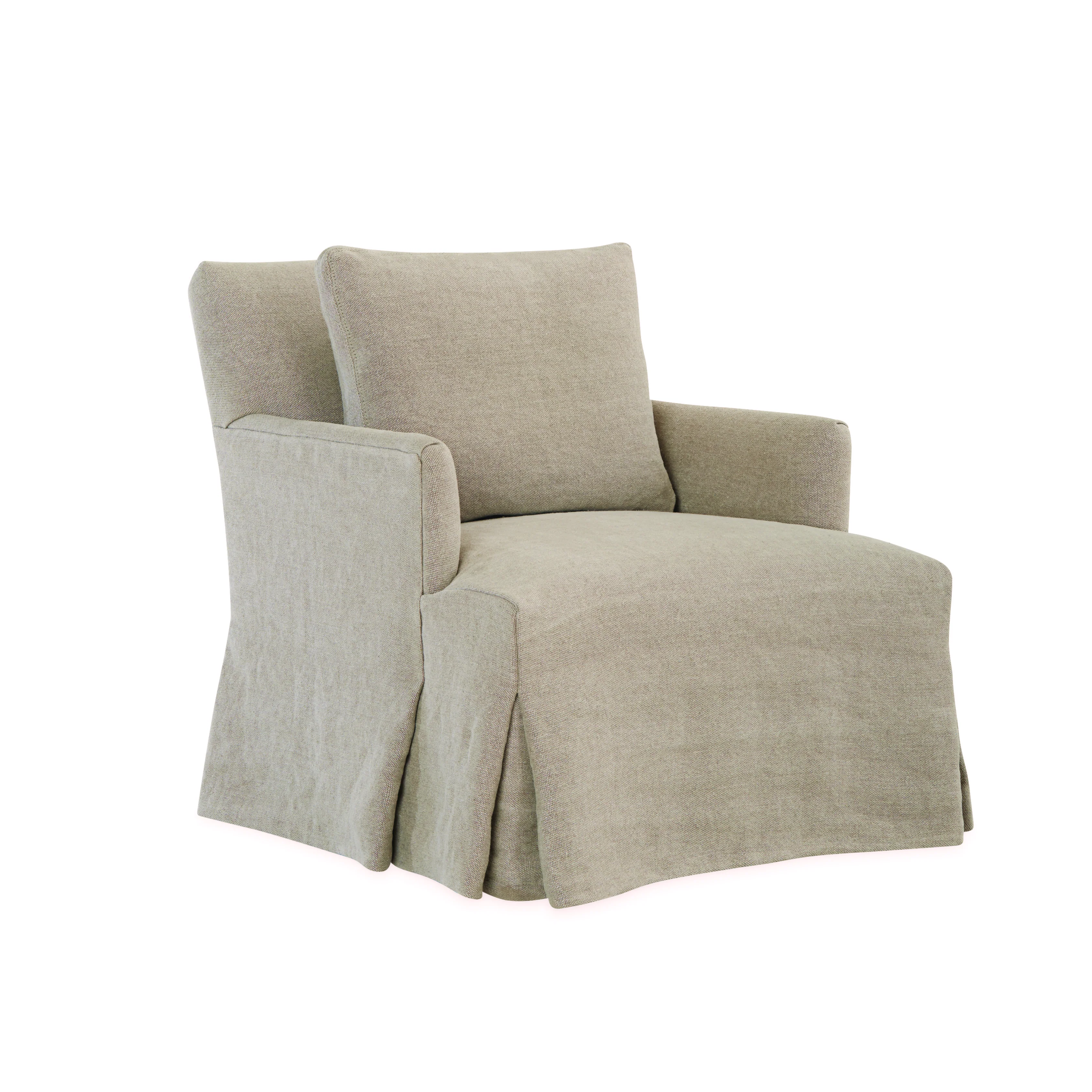 Samuel Skirted Chair - Image 1