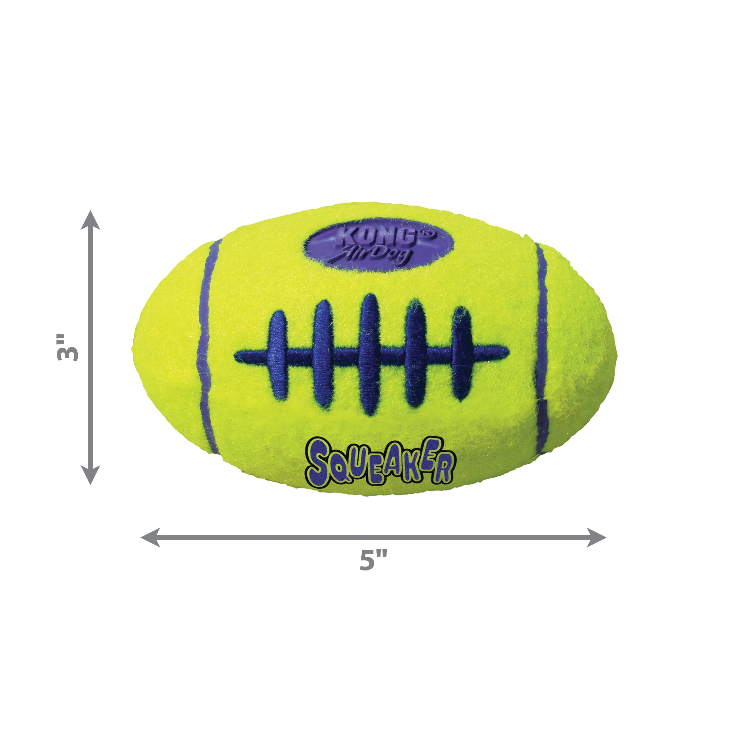 Kong Dog Toy AirDog Squeaker Football Medium - Image 1