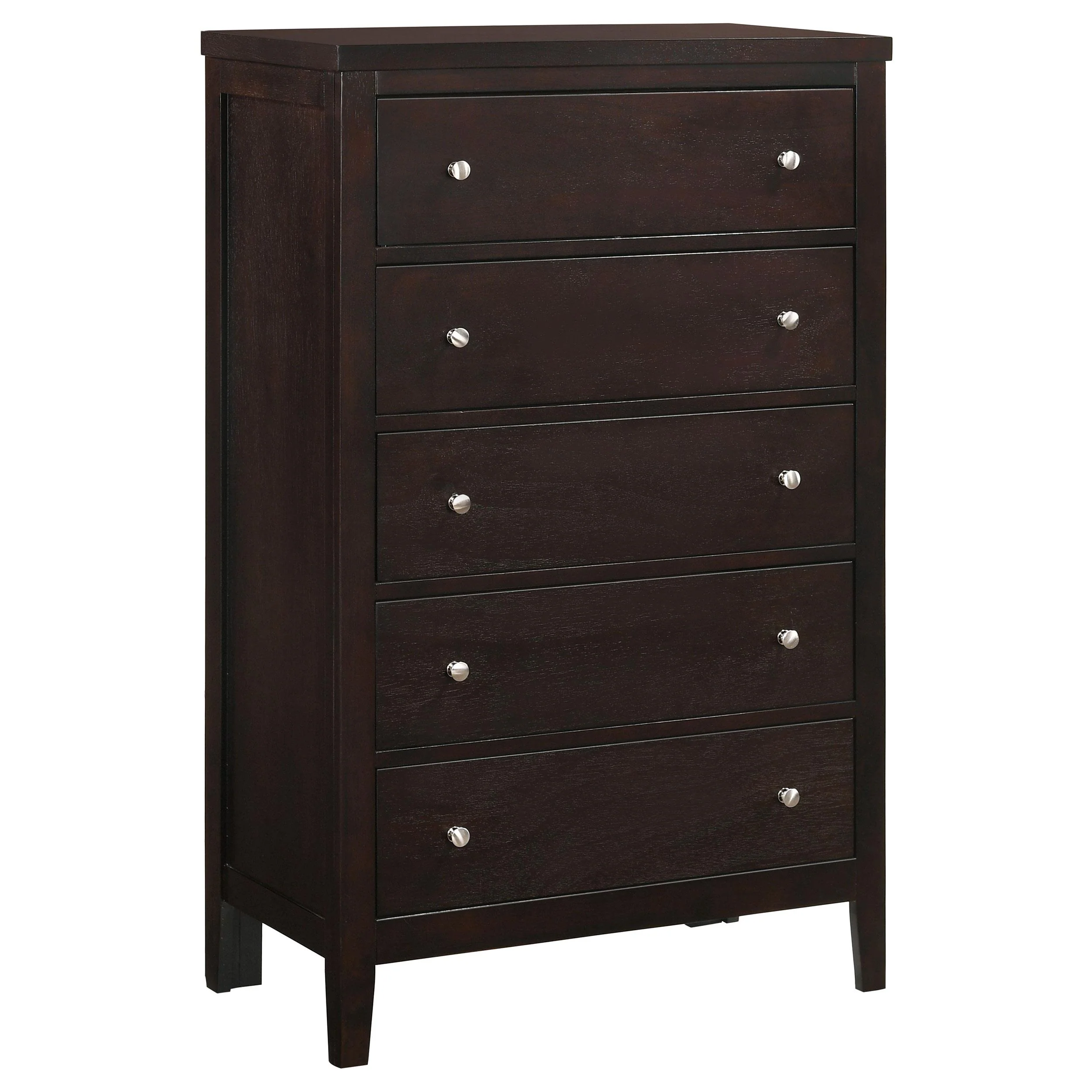 Coaster Furniture Carlton 202095 5-Drawer Bedroom Chest - Cappuccino - Image 1