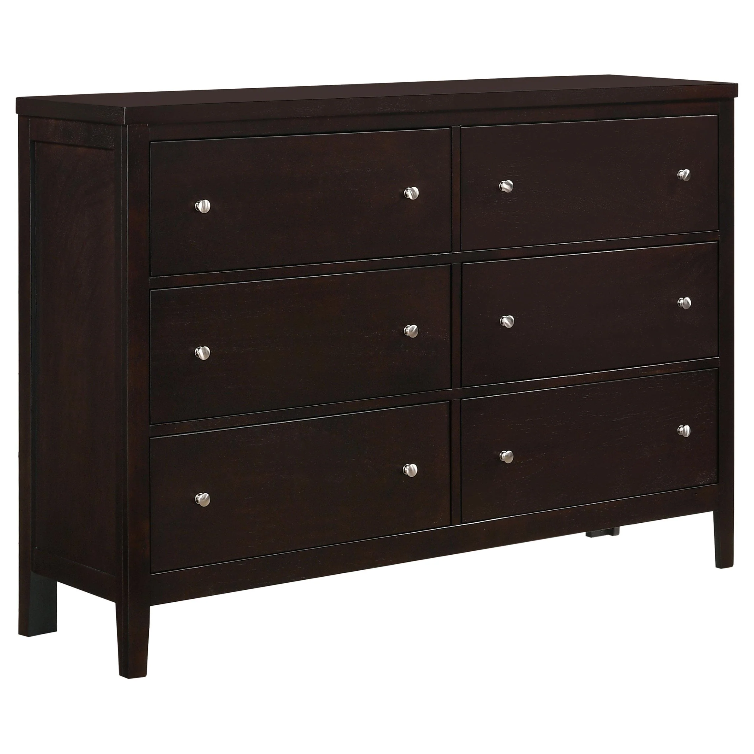 Coaster Furniture Carlton 202093 6-Drawer Dresser - Cappuccino - Image 1