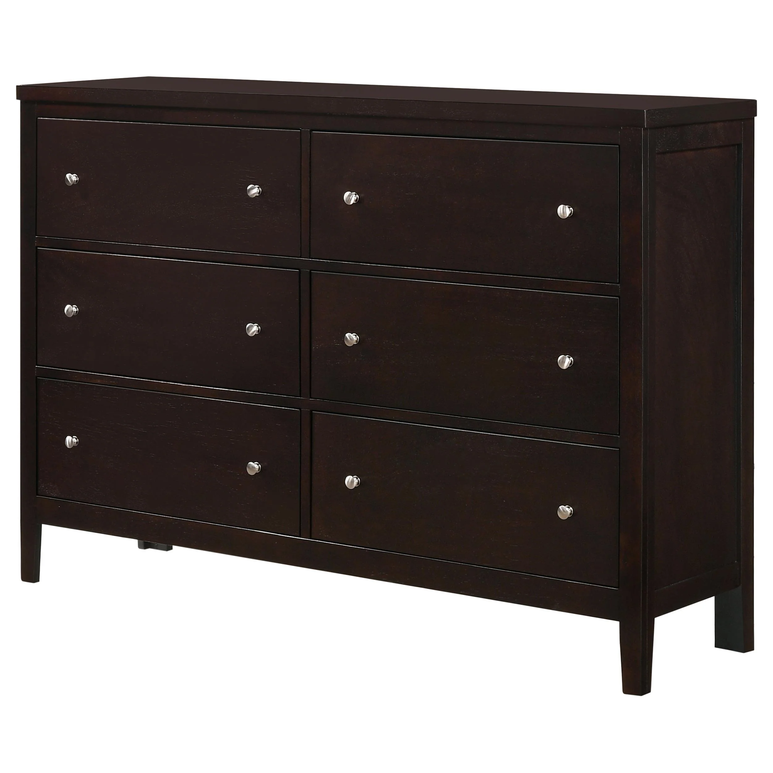 Coaster Furniture Carlton 202093 6-Drawer Dresser - Cappuccino - Image 3