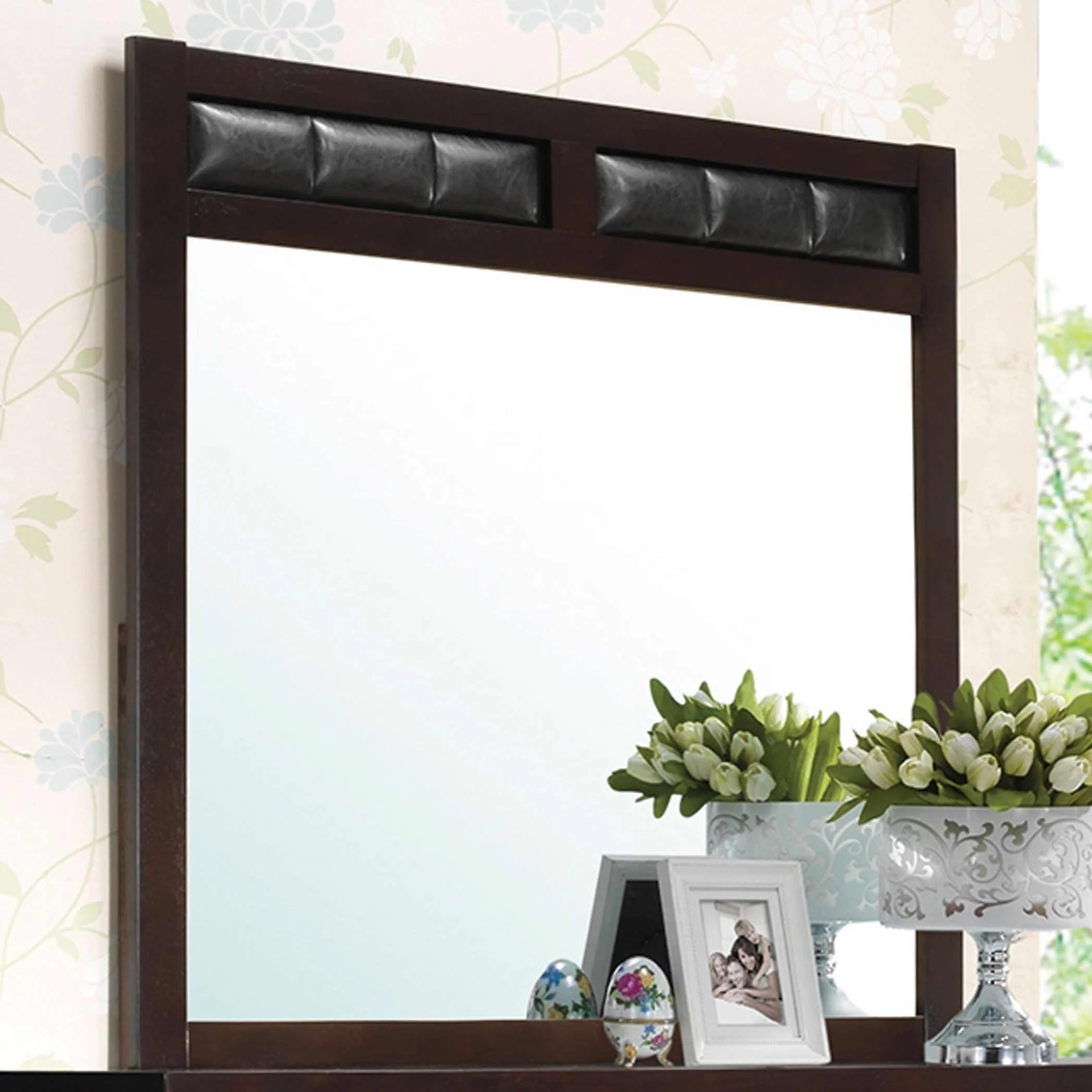 Coaster Furniture Carlton 202094 Dresser Mirror - Cappuccino - Image 1