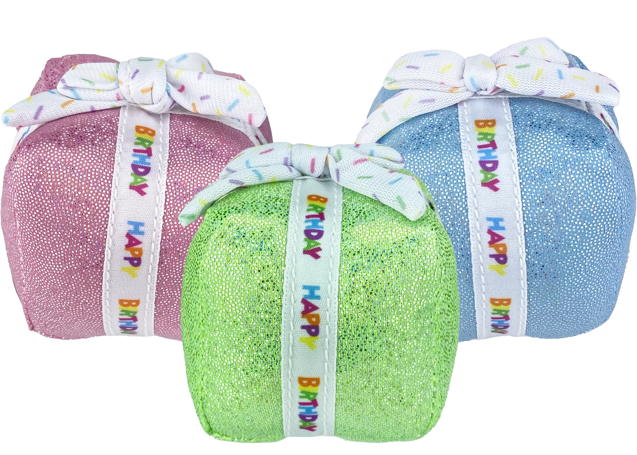 Multipet Cat Toy Birthday Present 2.25in Assorted - Image 1