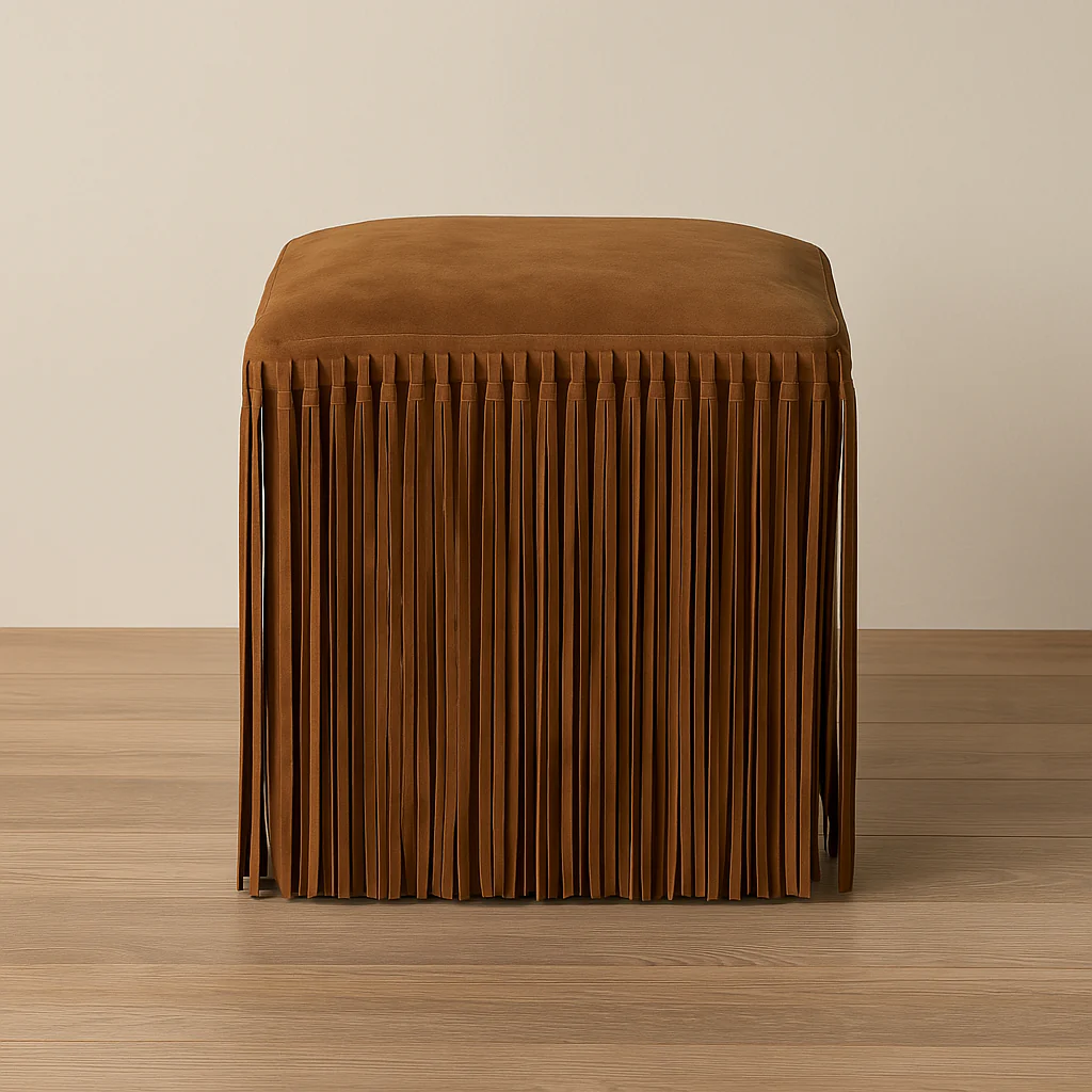 Milly Fringe Stool - Image 1