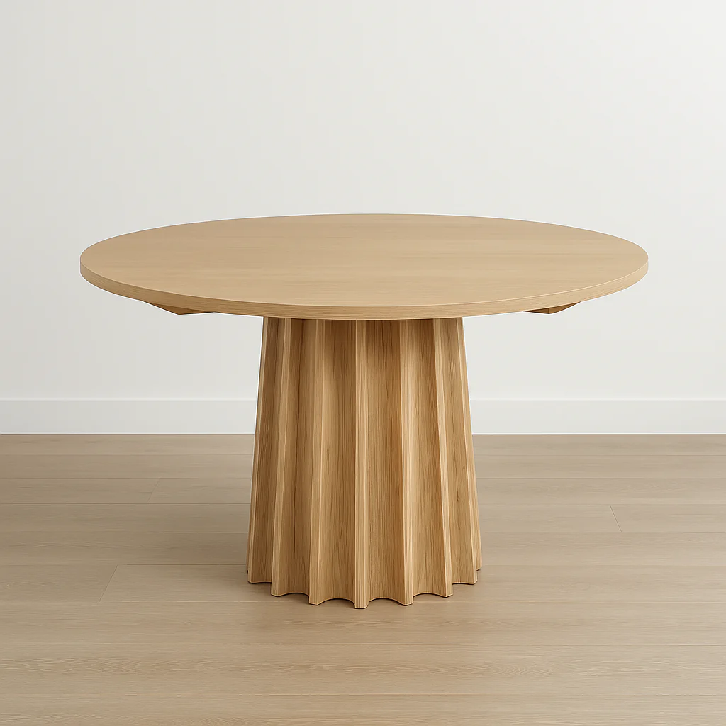Fluted Entry or Dining Table - Image 2