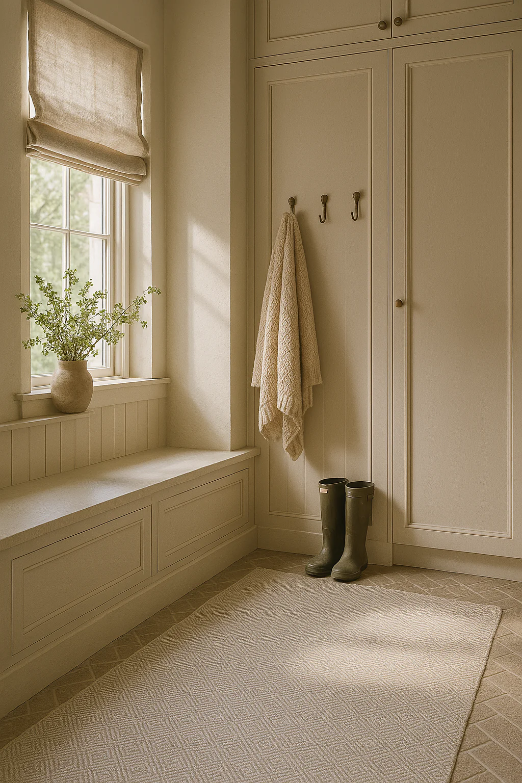 Annabelle Grey Handwoven Indoor/Outdoor Rug - Image 2