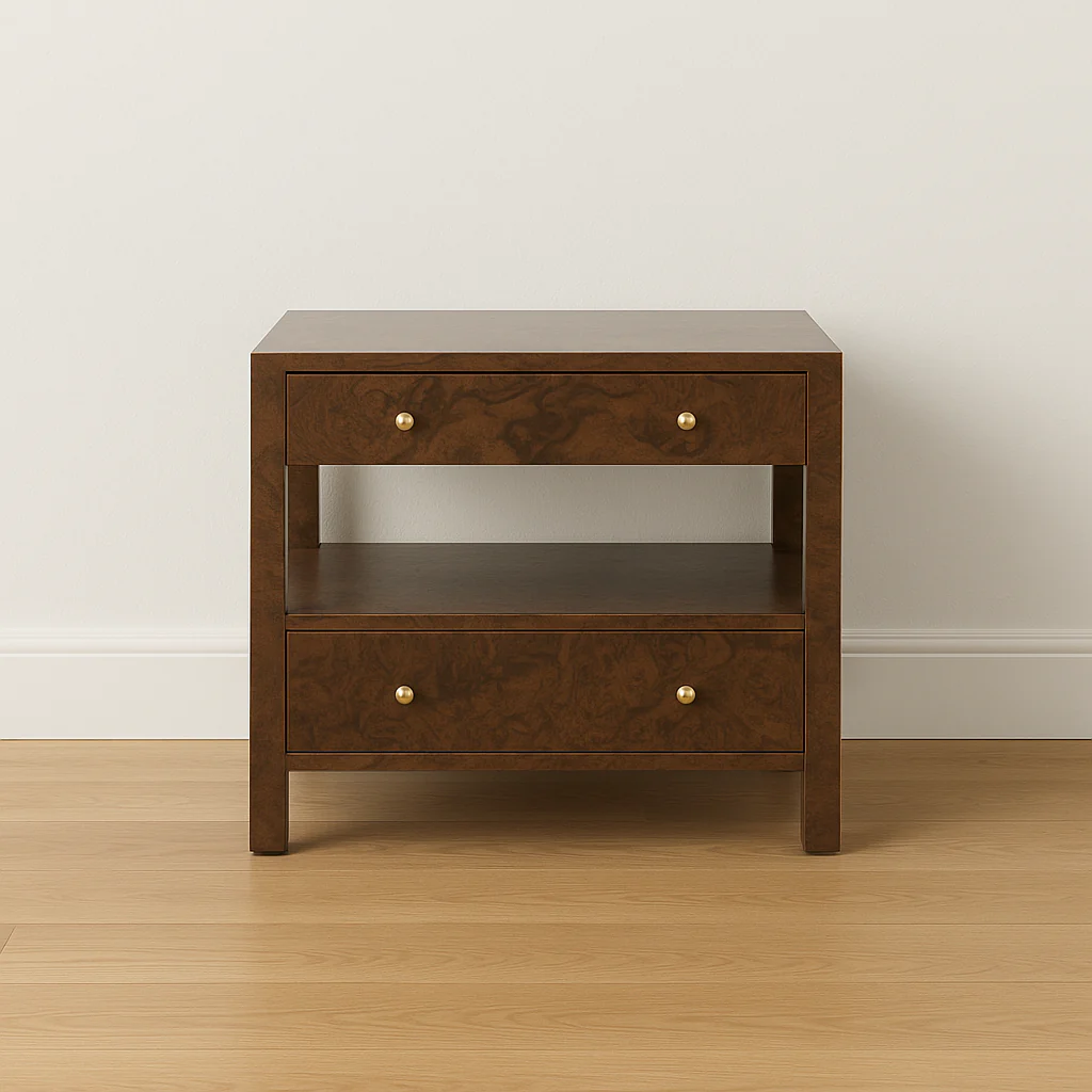 Harper Walnut Nightstand - Image 2