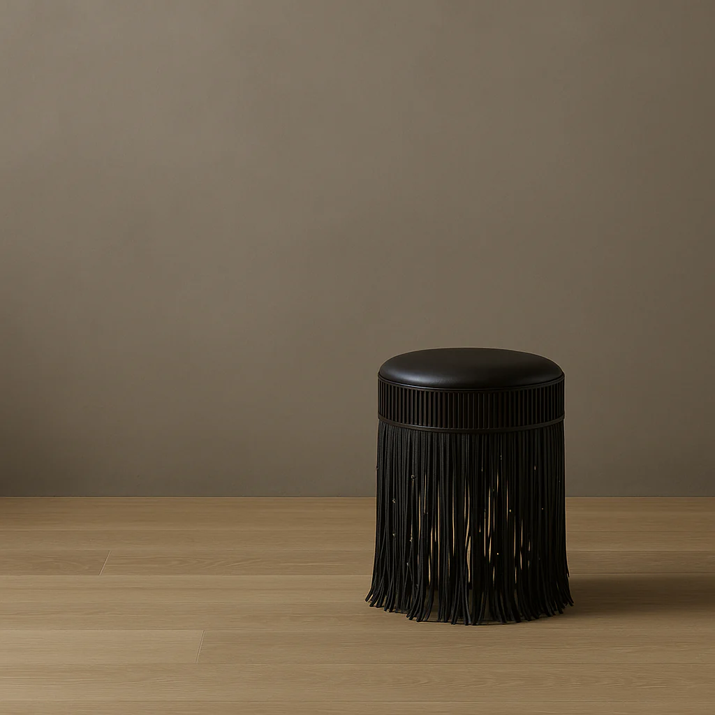 Knicks Fringe Swivel Stool - Image 2