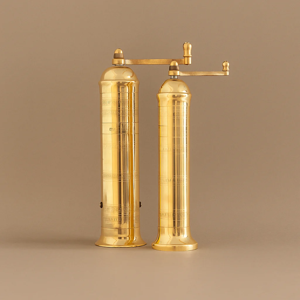 Brass Pepper & Salt Mill - Image 3