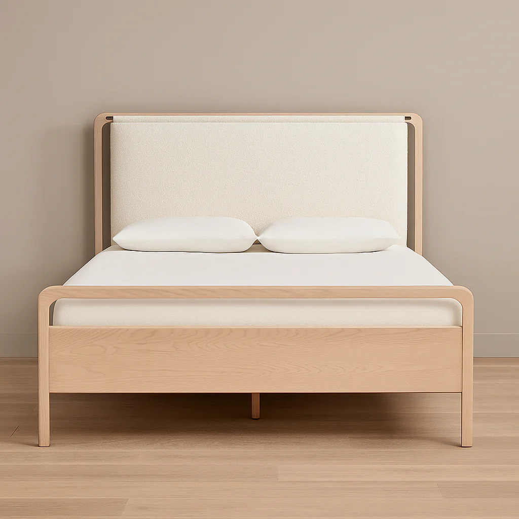 Oak Veneer Bed - Image 2