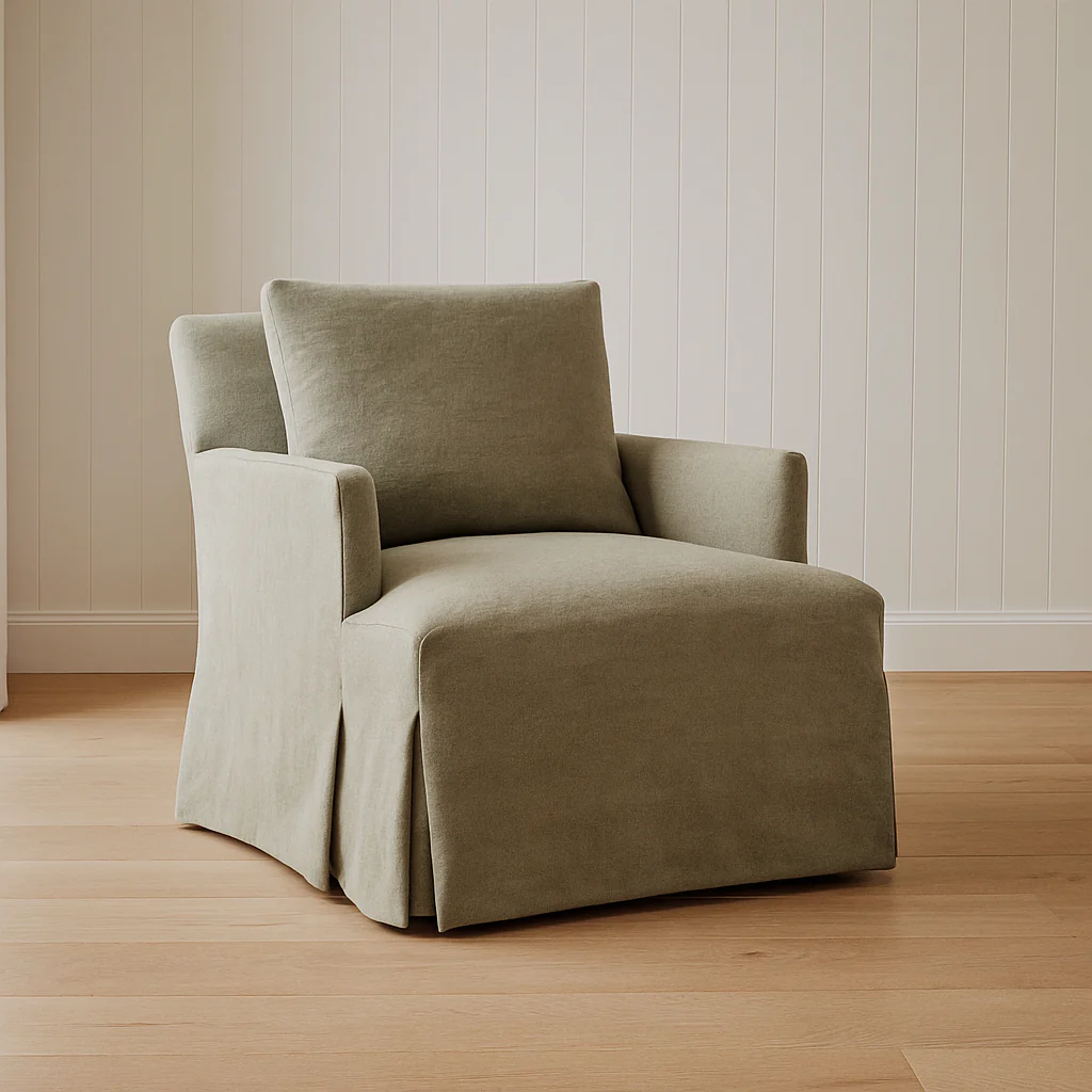 Samuel Skirted Chair - Image 2