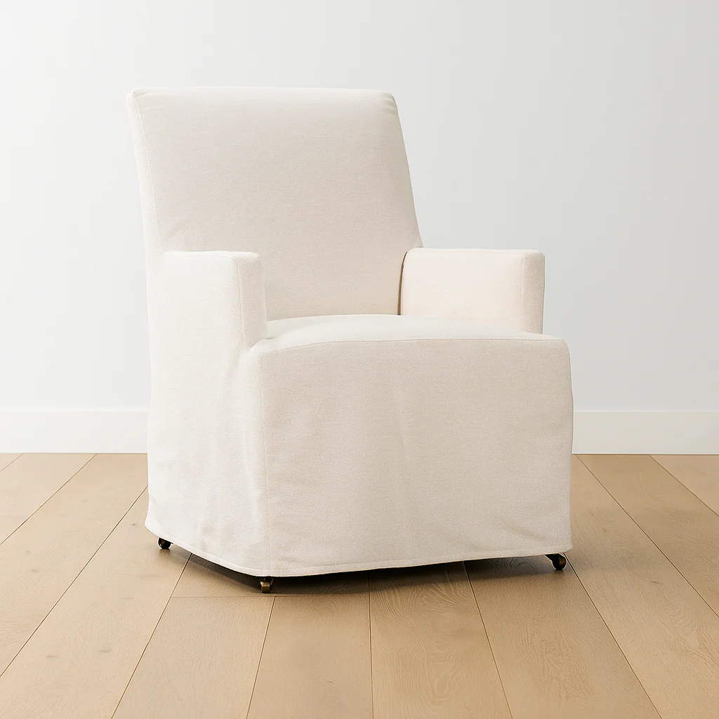Faye Slip Dining Chair - Image 3