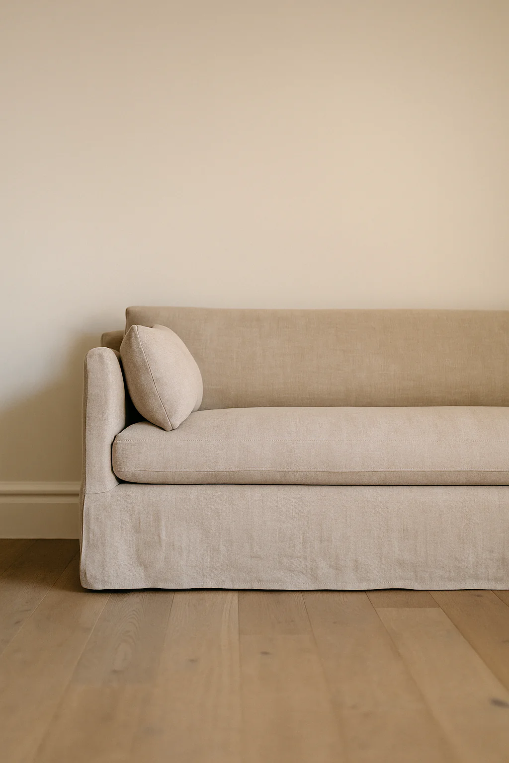 Julia Linen Slipcover Sofa - Image 2