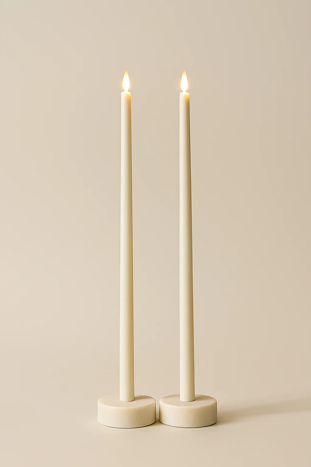 LED Taper Candle White - Image 2