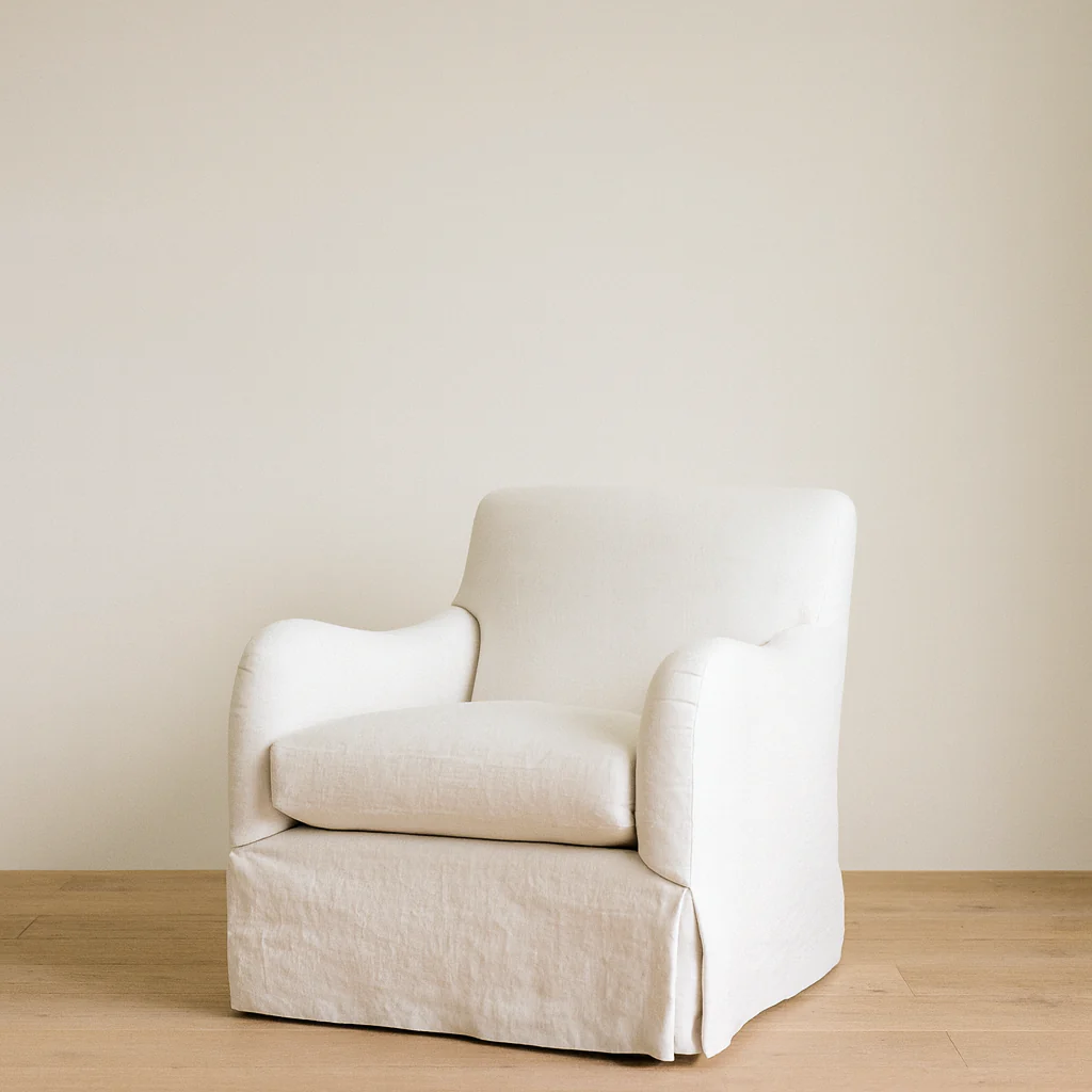 Windsor Swivel Slipcover Chair - Image 2