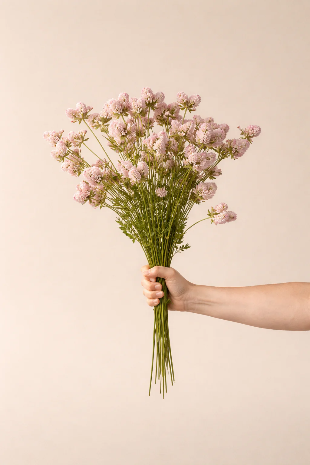 Blush Dandelion Pom Pom Spray - Image 2