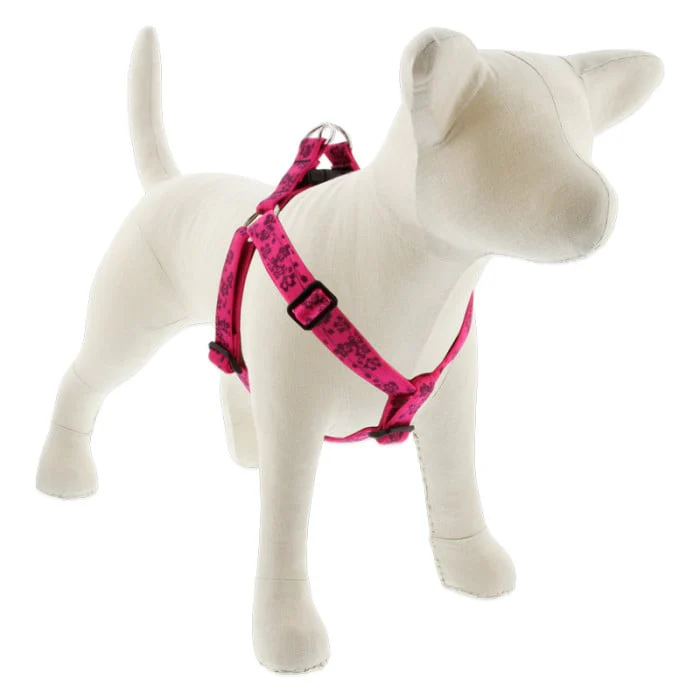 Lupine Pet Dog 1 In Wide 24-38 In Step  In Harness Original Designs Plum Blossom - Image 1