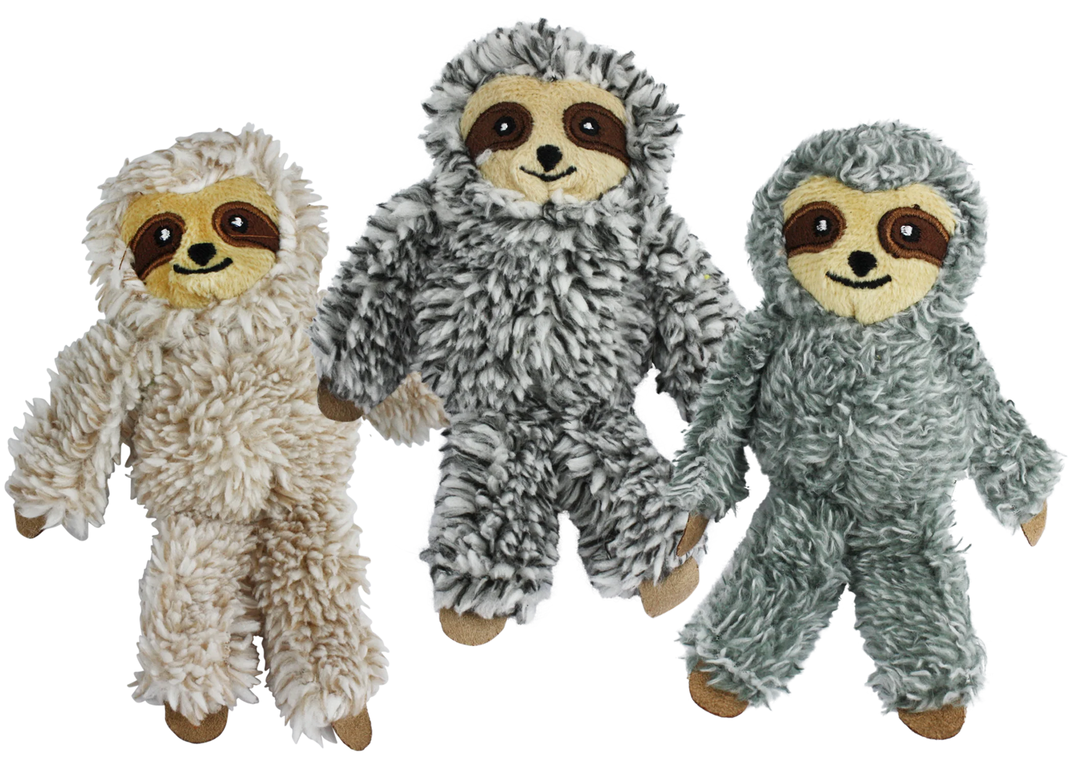 Multipet Cat Plush Toy Sloth 5in Assorted - Image 1