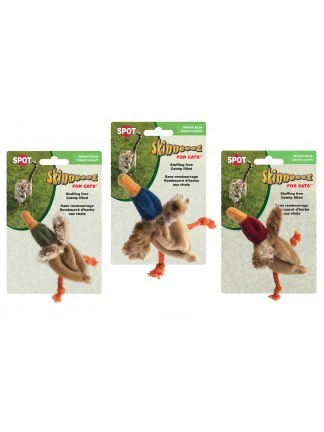 Spot Ethical Pet Cat Toy Plush Skinneeez Barnyard For Cats Assorted - Image 1