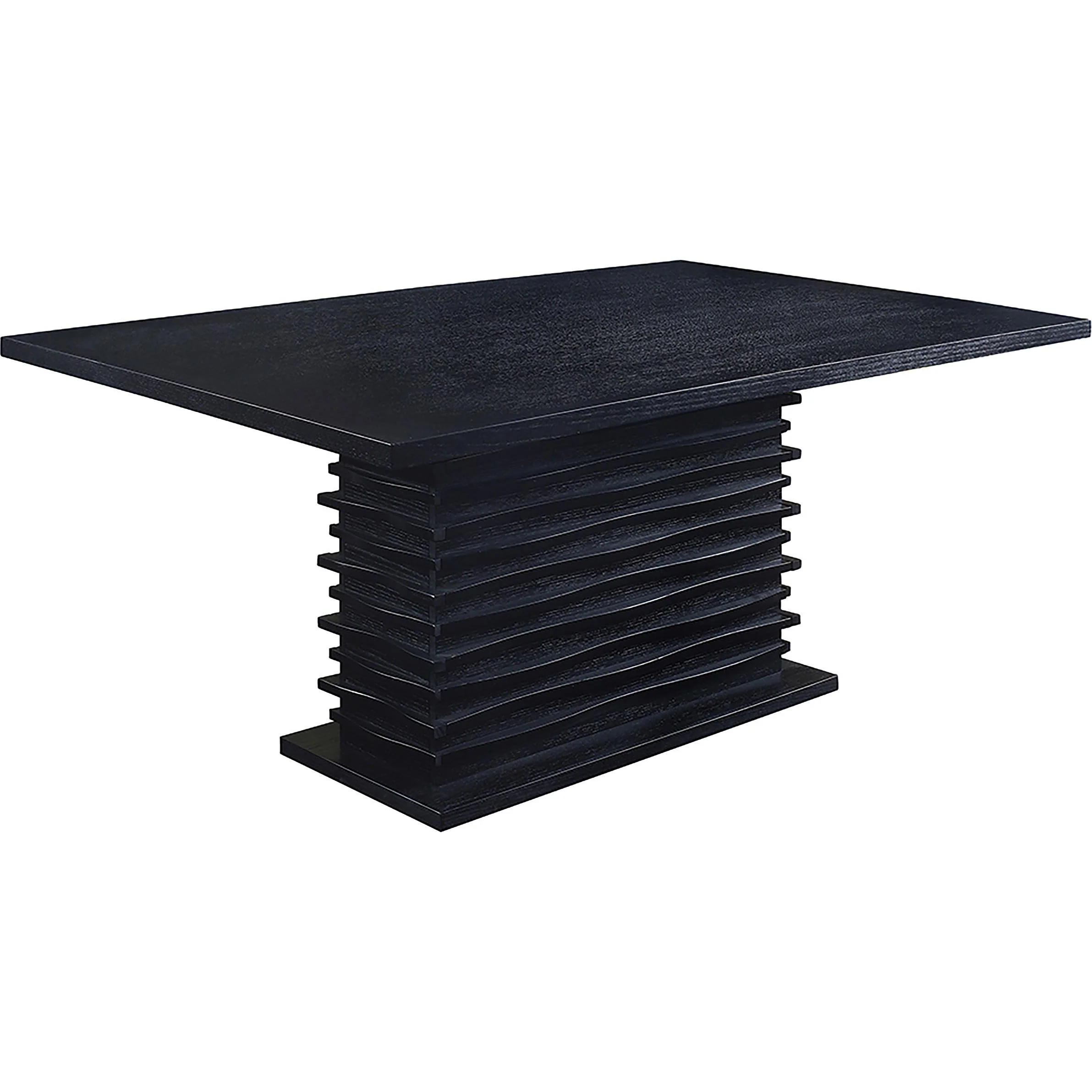 Coaster Furniture Stanton 102061 Rectangular 66-inch Dining Table – Black