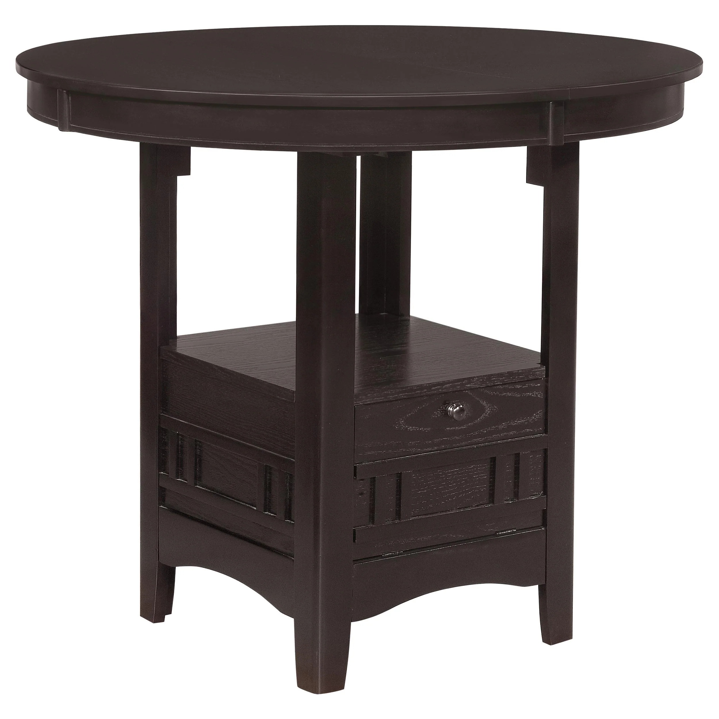 Coaster Furniture Lavon 102888 Oval 60-inch Extension Counter Dining Table - Espresso - Image 2