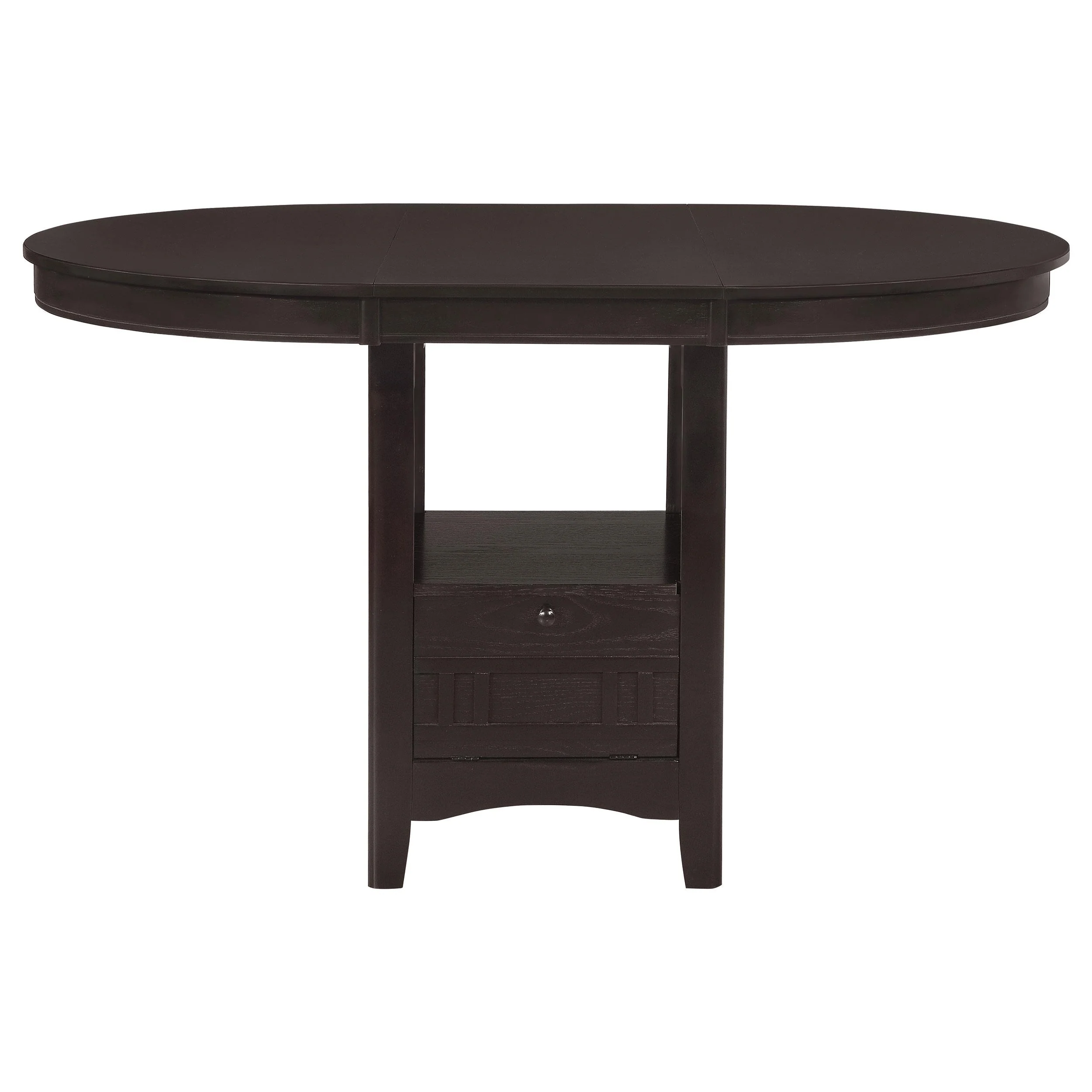 Coaster Furniture Lavon 102888 Oval 60-inch Extension Counter Dining Table - Espresso - Image 3