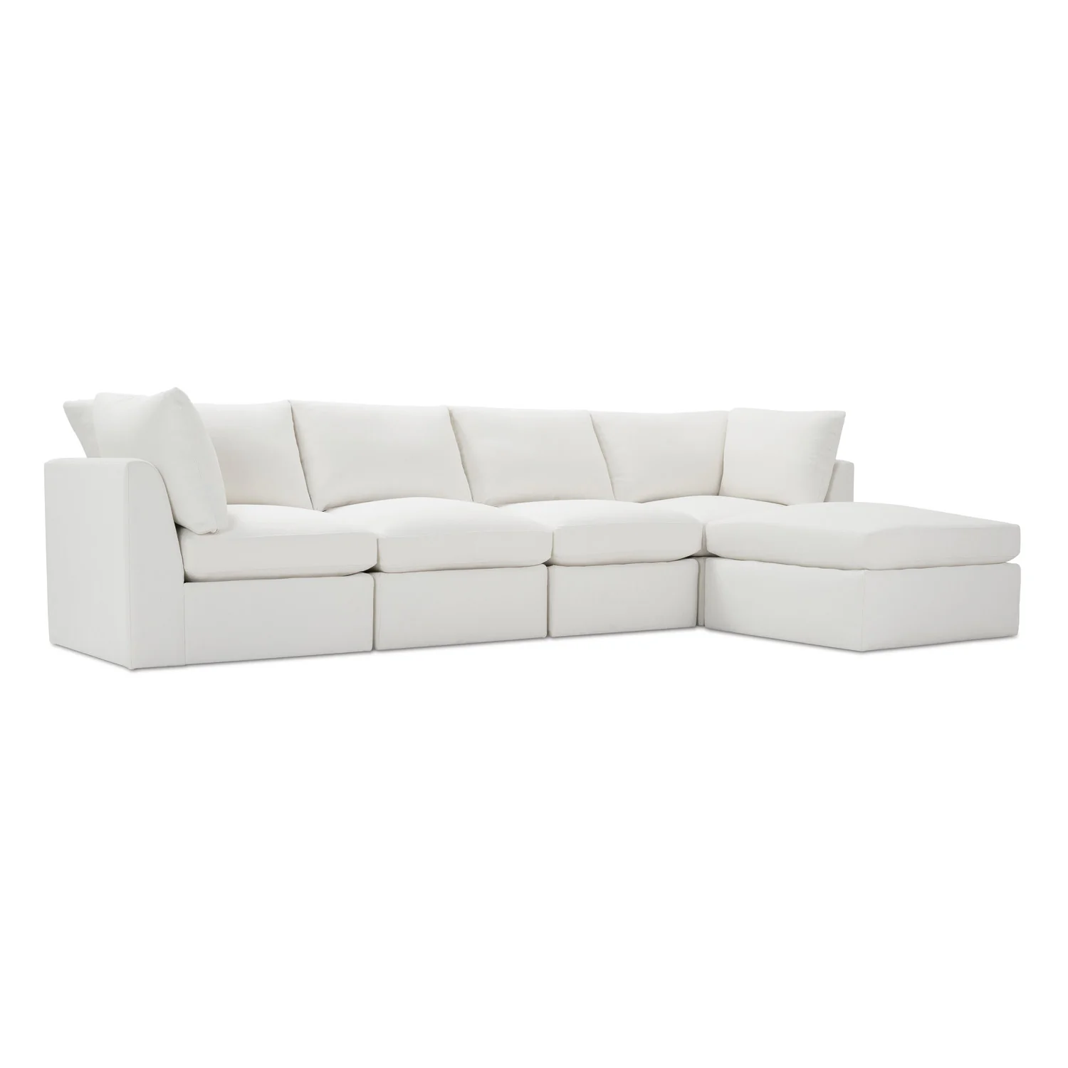 Douglas Modular White Sectional - Image 1