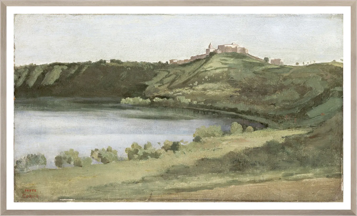 Lake Albano and Castel Gandolfo C. 1826 - Image 1