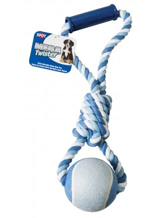 Spot Ethical Pet Dog Toy Mega Twister Mega Ball Tug - Image 1