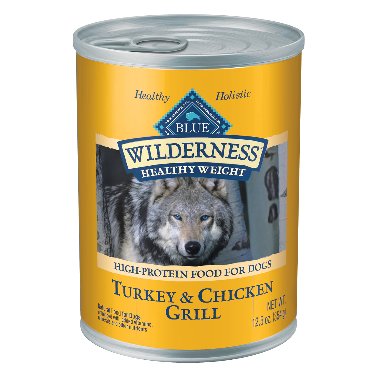 Blue Buffalo Wilderness Healthy Weight Turkey & Chicken Grill Wet Dog Food, 12.5 Oz - Image 1