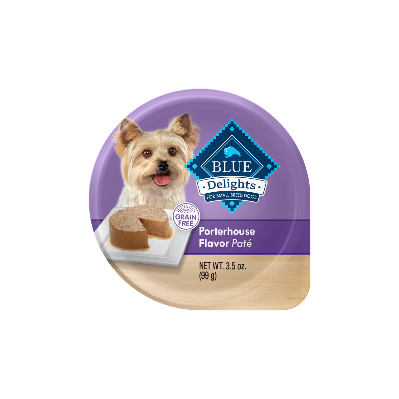 Blue Buffalo Divine Delights Porterhouse Flavor Pate Wet Dog Food, 3.5 Oz - Image 1