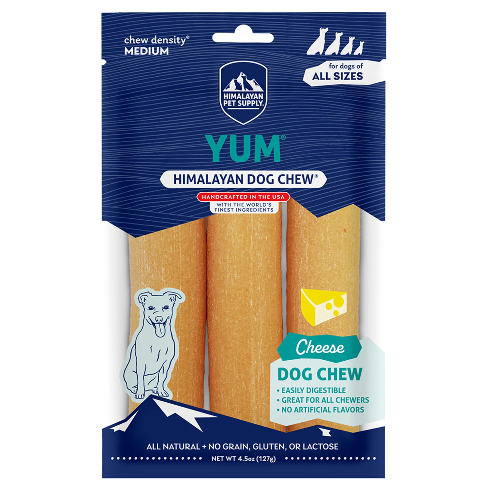 Himalayan Yaky Yum Cheese Chew Medium 4.5oz - Image 1