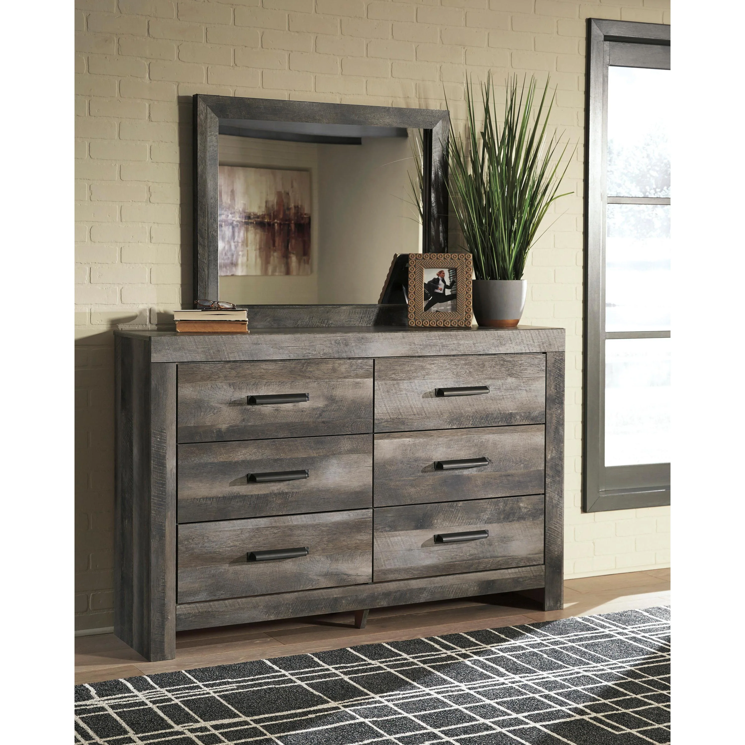 Signature Design by Ashley Wynnlow B440B29 6 pc King Poster Bedroom Set - Image 3
