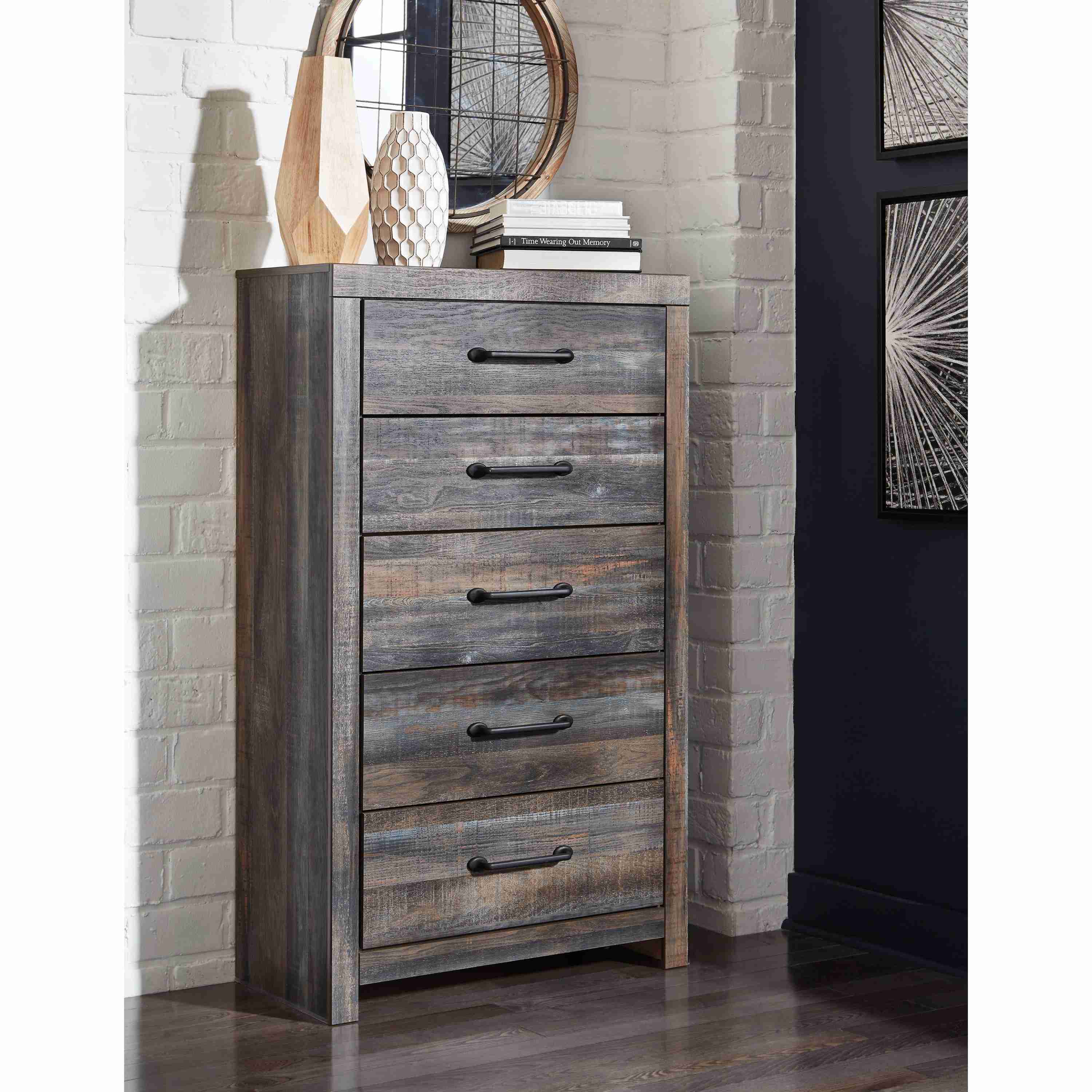 Signature Design by Ashley Drystan B211 7 pc King Panel Bedroom Set - Image 3