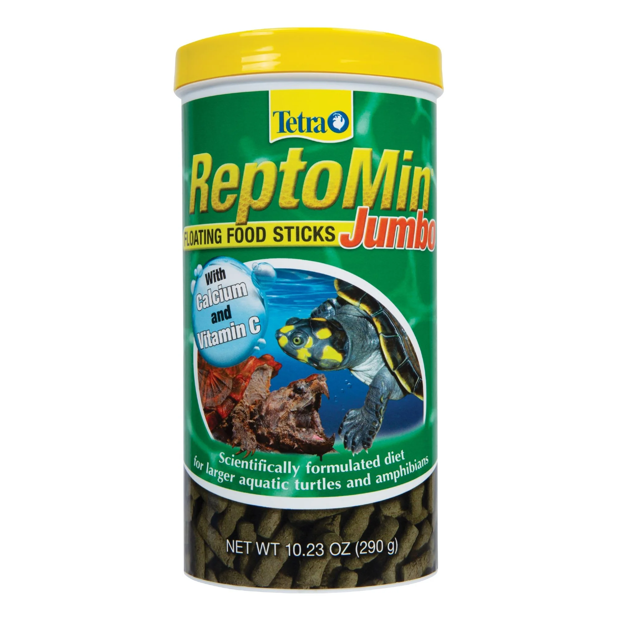Tetra ReptoMin Jumbo Multicolor Floating Food Sticks 10.23 Ounces  for Small Aquatic Turtles and Amphibians - Image 1