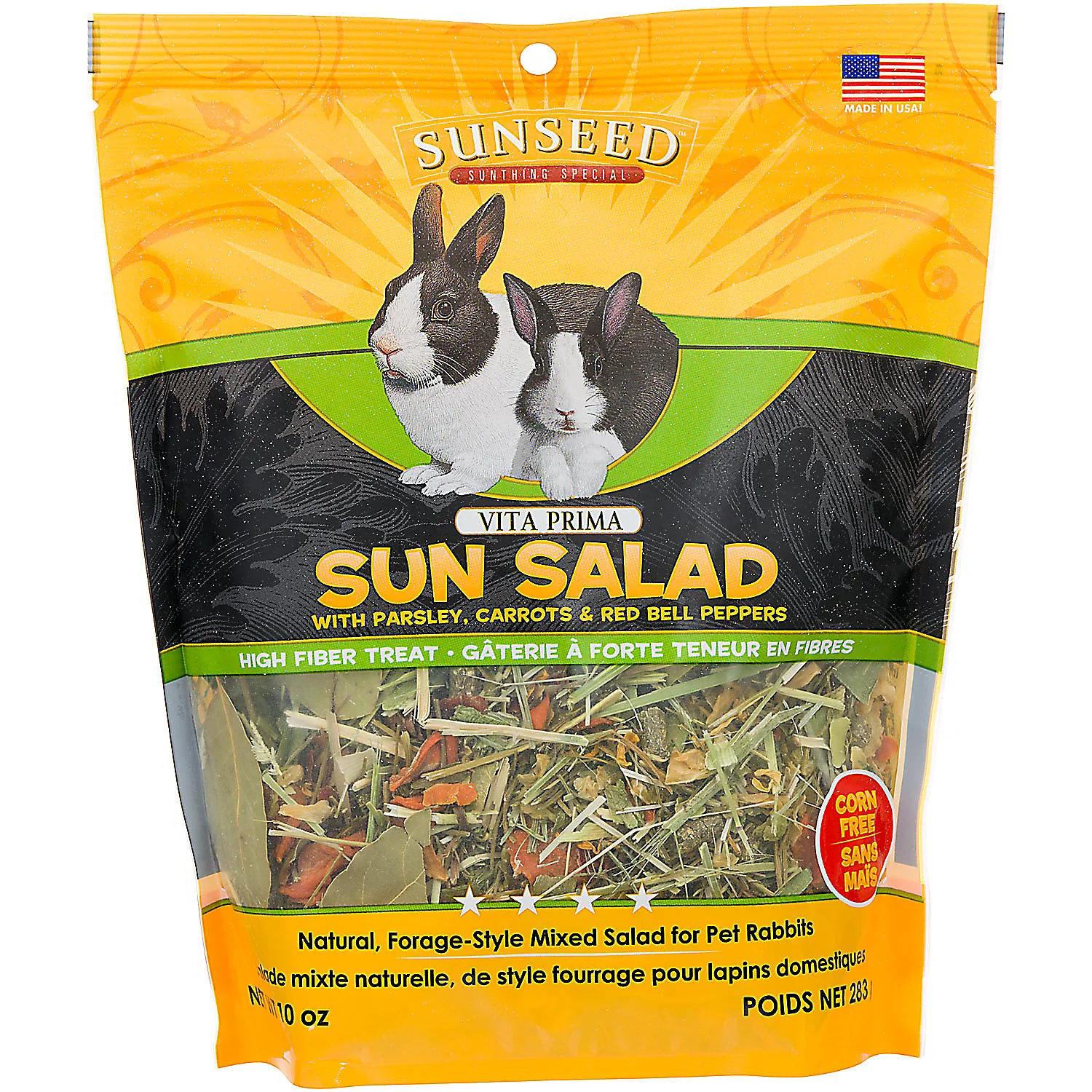 Sunseed Vita Prima Sun Salad Dry Rabbit Treat, 10 Oz - Image 1