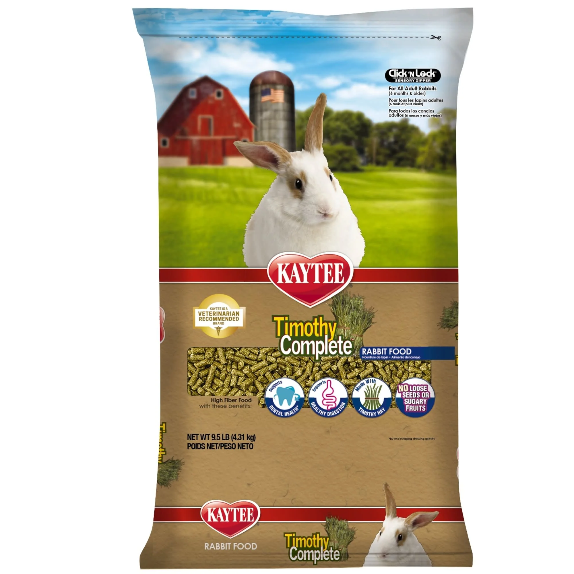 KT TIMOTHY COMPLETE RABBIT 9.5 lb - Image 1