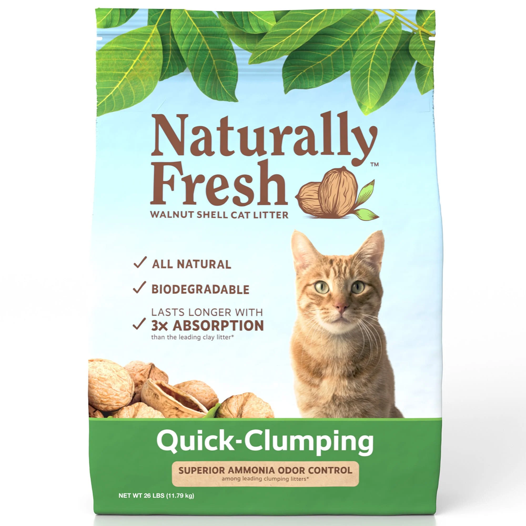 Naturally Fresh Quick Clumping Cat Litter 26lb - Image 1