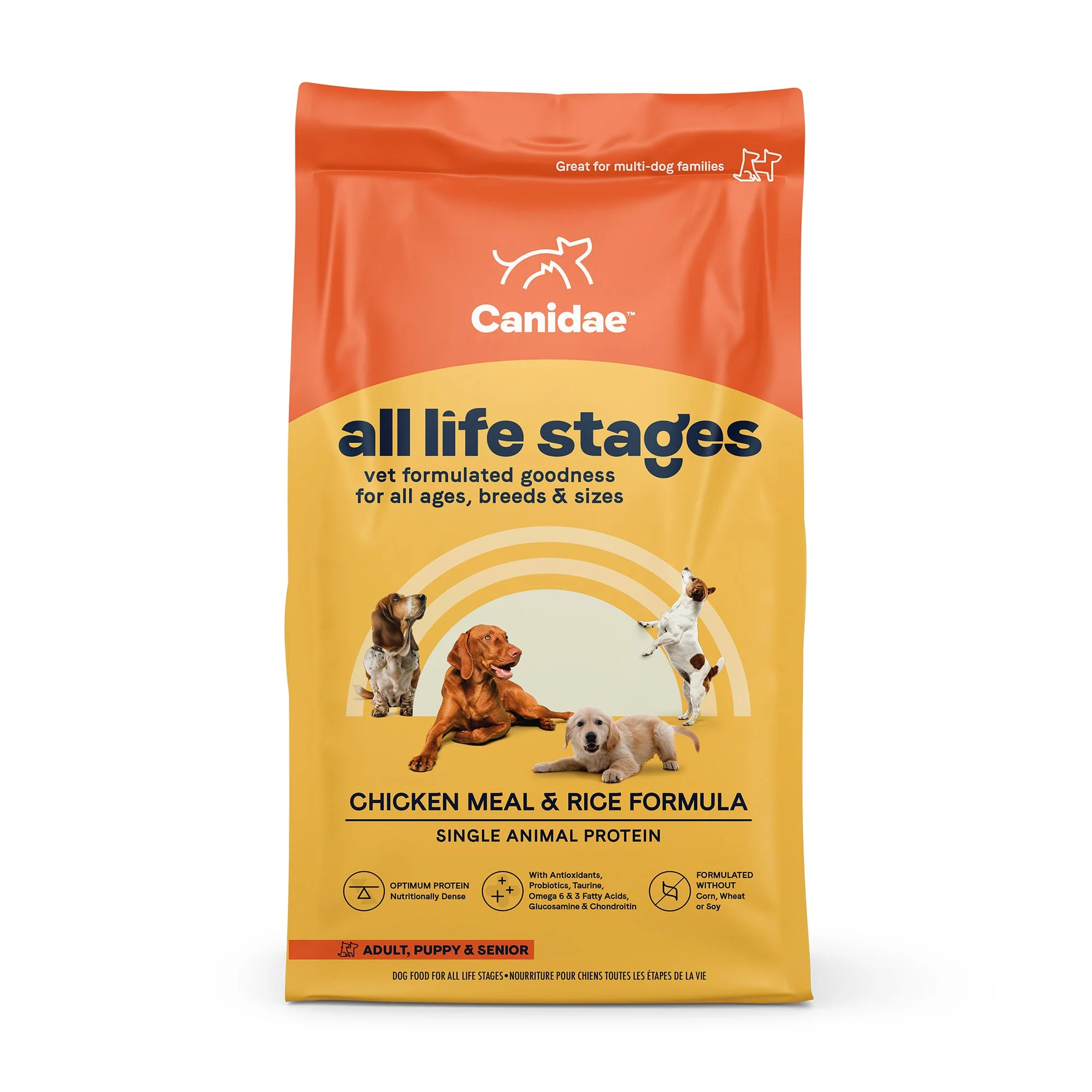 Canidae Life Stages Chicken & Ancient Grains Dry Dog Food, 5 lb - Image 1