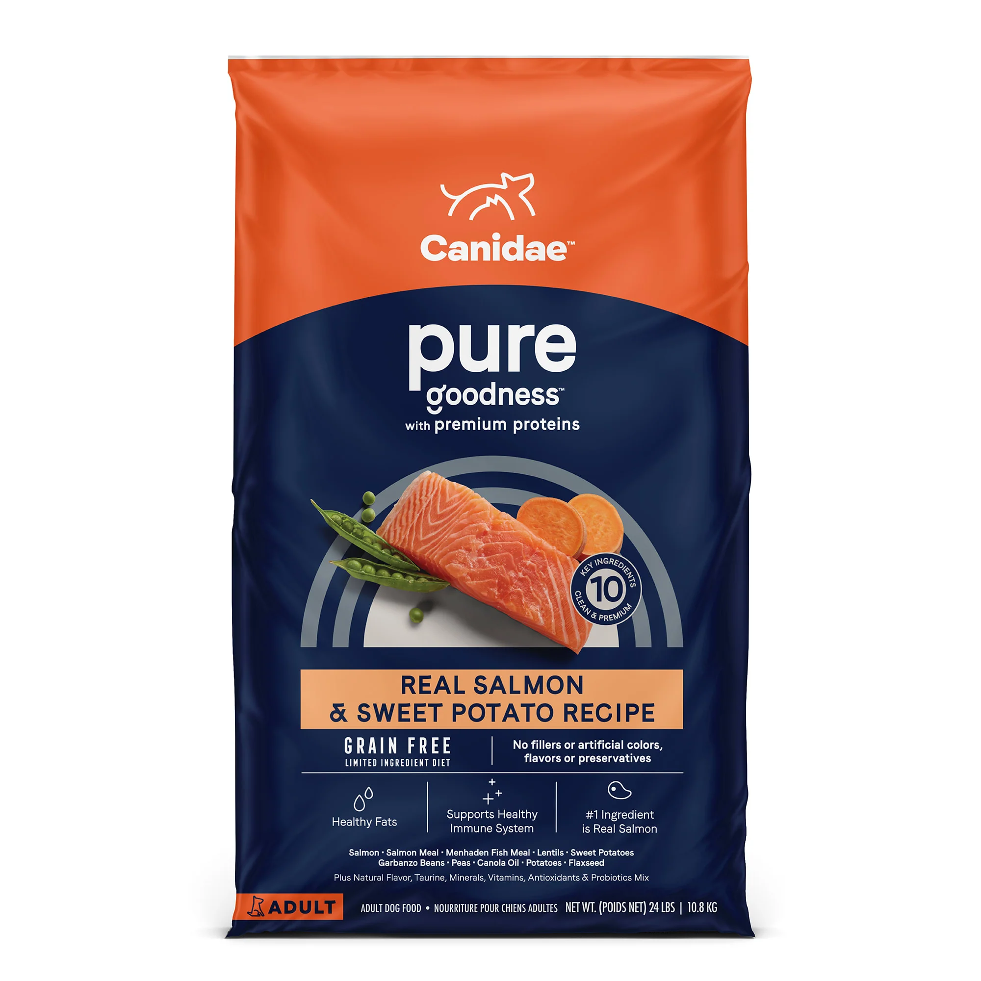 Canidae Pure Sea Grain-Free Fresh Salmon Dry Dog Food, 24 lb - Image 1