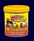 Omega One Goldfish Pellets, Sinking, 4mm Medium Pellets, 4.2 oz - Image 1