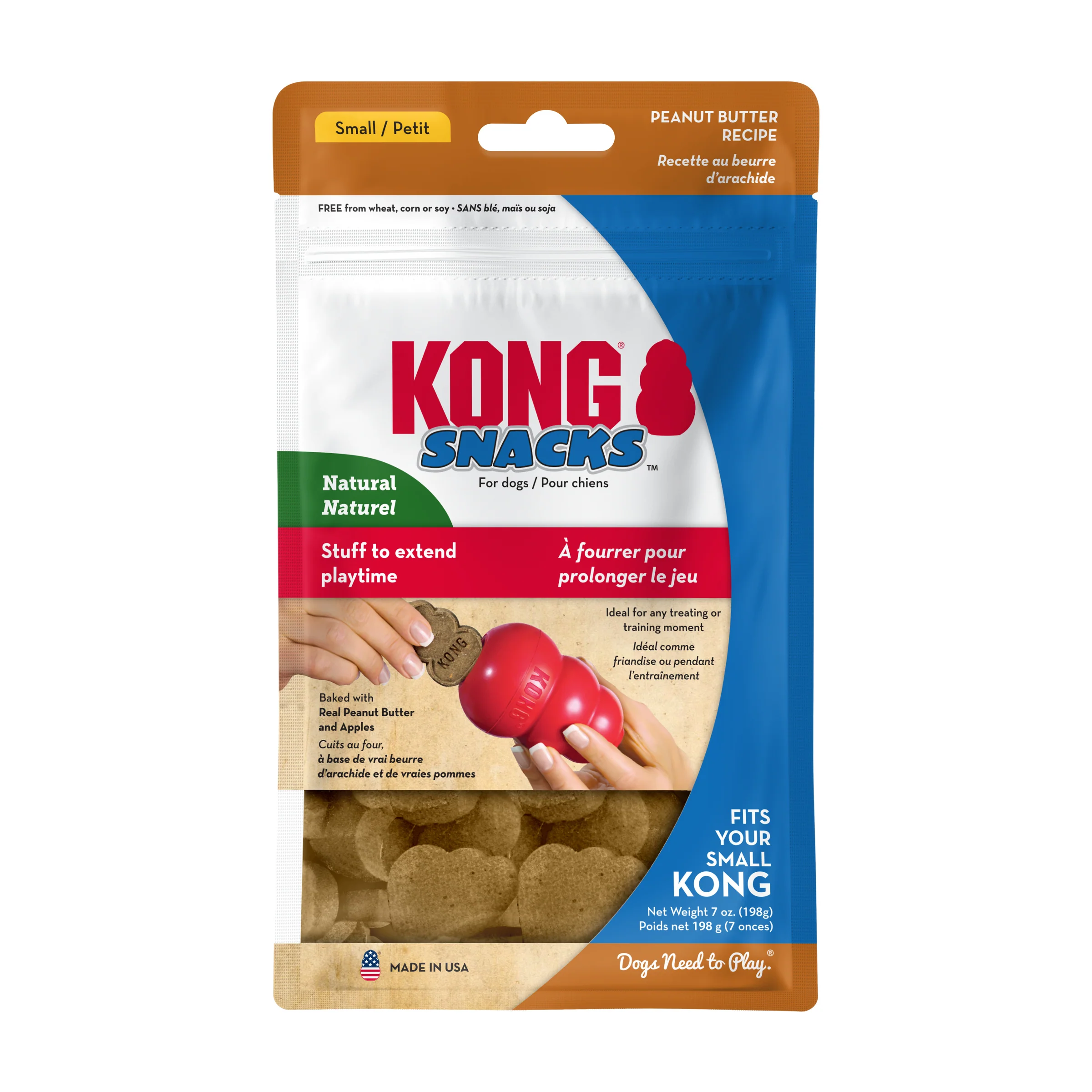 Kong Dog Treat Snacks Peanut Butter Small - Image 1