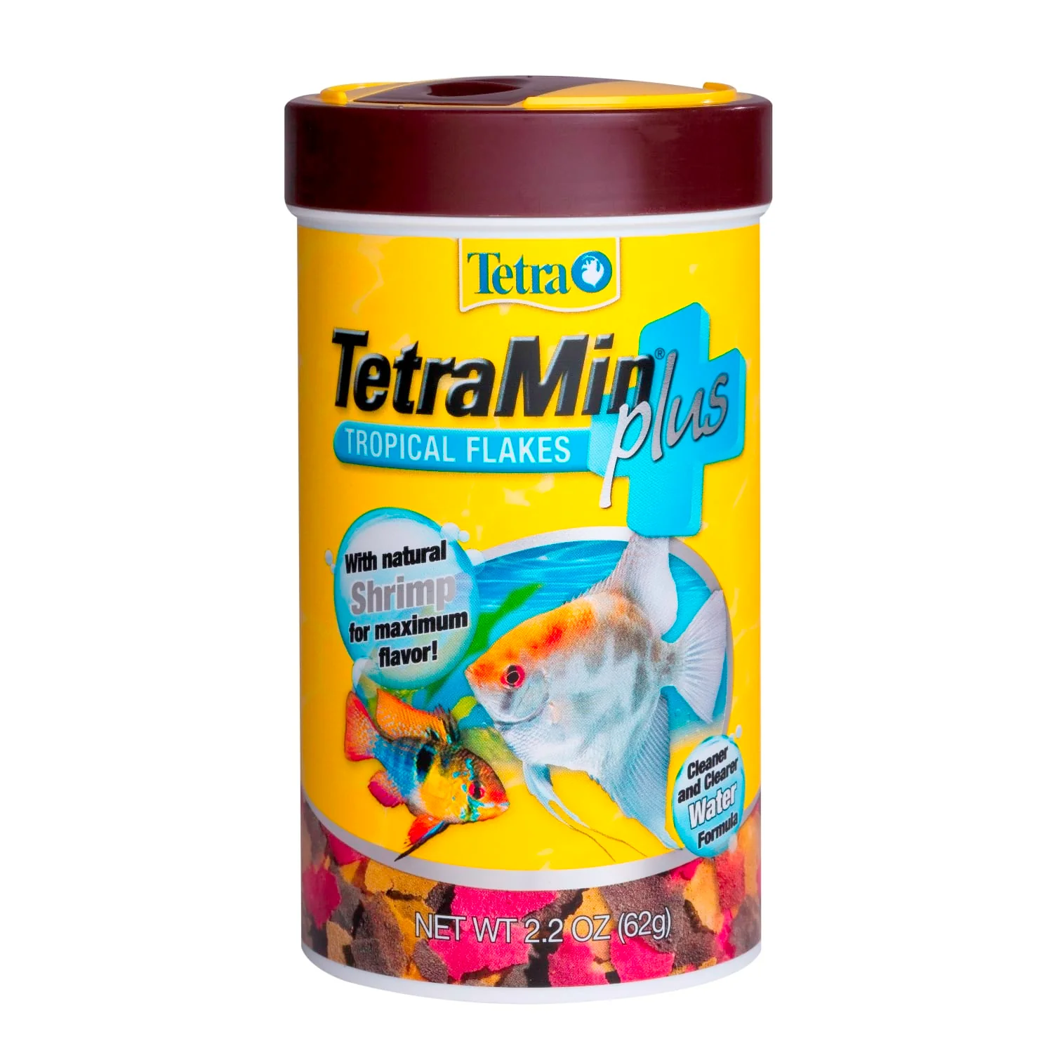 Tetra TetraMin Plus Tropical Fish Food Flakes  2.2 oz. - Image 1